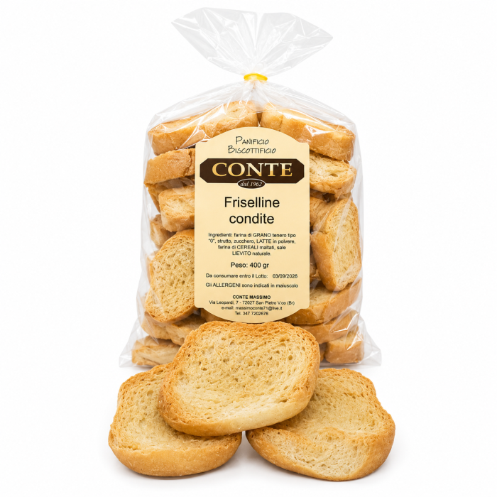 Friselle Condite Artigianali Salentine - Croccanti e Saporite